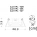 Встраиваемый светильник Arte Lamp A3217PL-1BK 3 - Ваш магазин