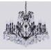 Подвесная люстра Crystal Lux Magnifico SP19 Black/Transparent 1 - Ваш магазин