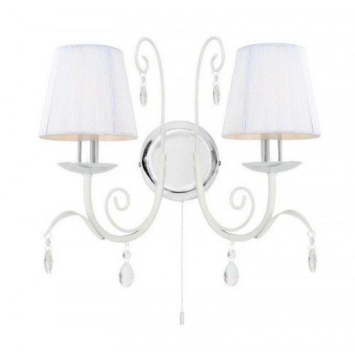 Бра Arte Lamp Romana Snow A1743AP-2WH - купить в нашем магазине