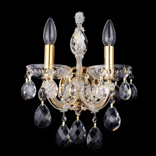 Бра Crystal Lux Isabel AP2 Gold/Transparent - купить в нашем магазине