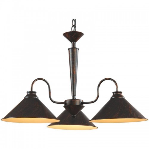 Подвесная люстра Arte Lamp Cone A9330LM-3BR - купить в нашем магазине