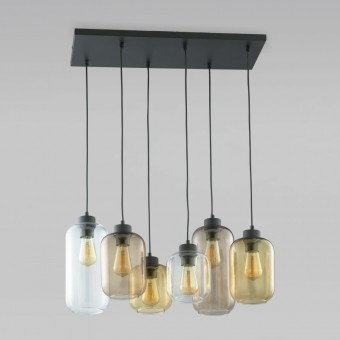 Подвесная люстра TK Lighting 3176 Marco Brown