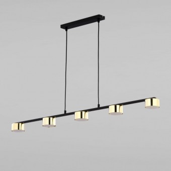 Подвесная люстра TK Lighting 6092 Dallas Gold Black