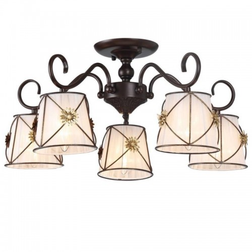 Потолочная люстра Arte Lamp 72 A5495PL-5BR - купить в нашем магазине