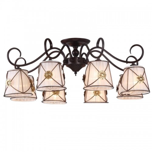 Потолочная люстра Arte Lamp 72 A5495PL-8BR - купить в нашем магазине