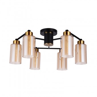 Потолочная люстра Arte Lamp Leo A7027PL-6BK