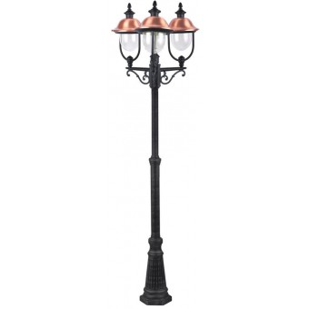 Садово-парковый светильник Arte Lamp Barcelona A1486PA-3BK