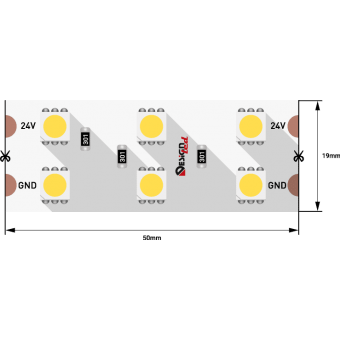 Светодиодная лента DesignLed DSG5120-24-W-33 000522
